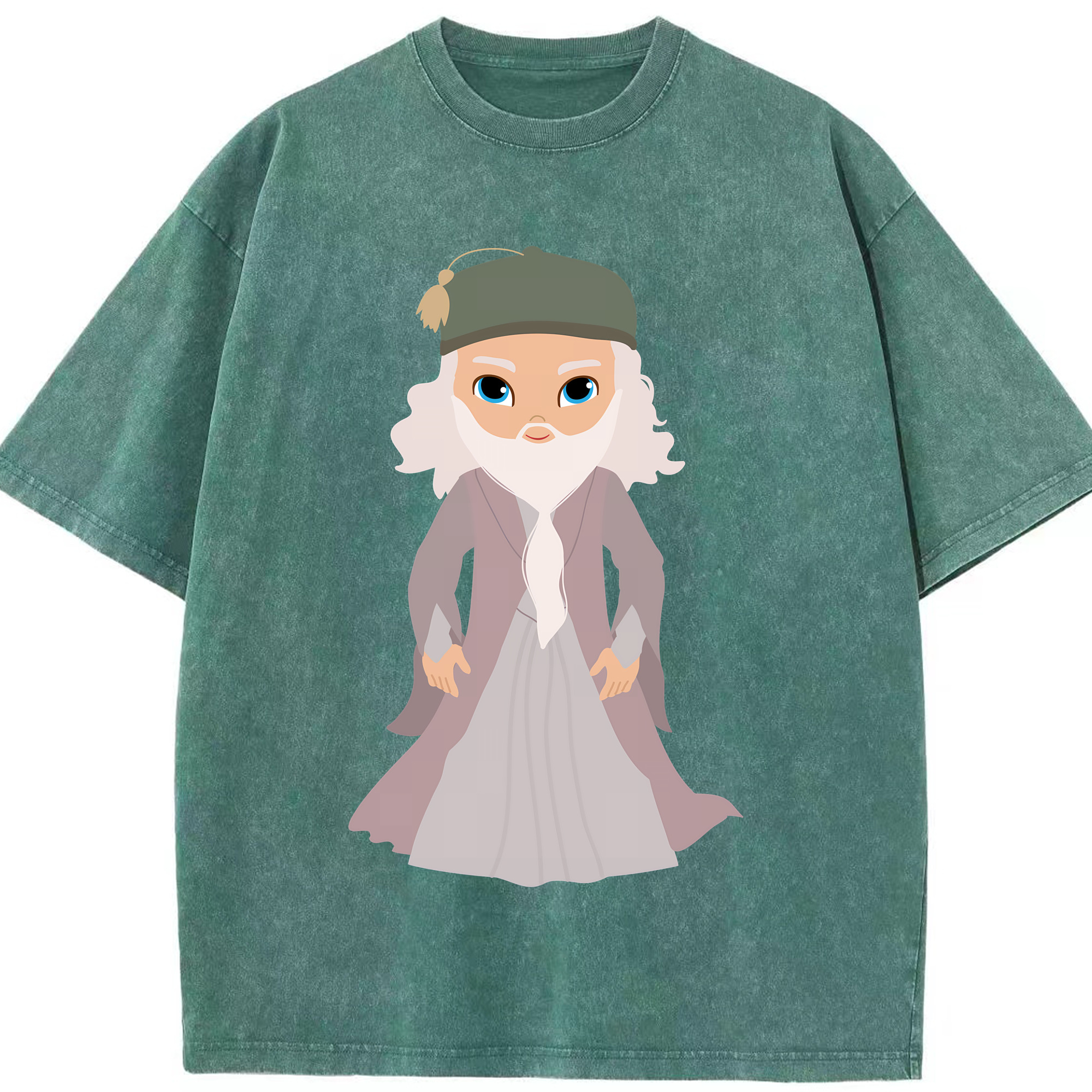 （画像用） Harry Potter ハリー・ポッターシリーズ 綿100% ヴィンテージ風 半袖Tシャツ（フロントプリント）
